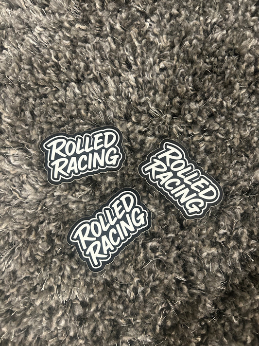 "ROLLED RACING" 3ct Sticker Pack